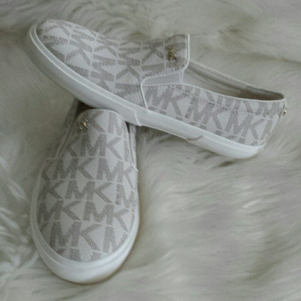 Michael kors Keaton white Slip ons - Picture 1 of 4